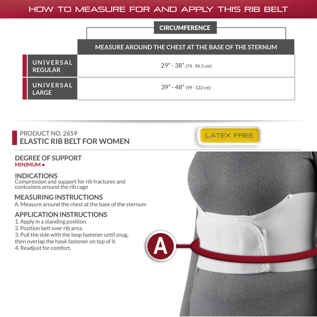 Shop Rib Belt (Elastic) 4073 - 4074 by Oppo Medical online - Hey