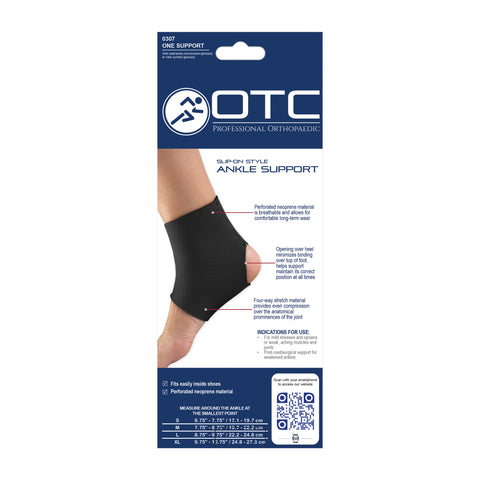 0307 / NEOPRENE ANKLE SUPPORT SLIP-ON STYLE