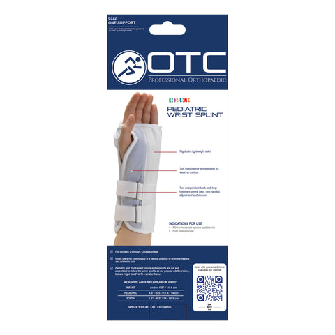 0322 / KIDSLINE WRIST SPLINT - SOFT FOAM