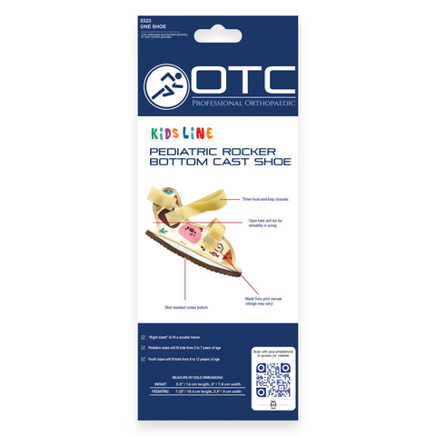 0323 / KIDSLINE CAST SHOE - PEDIATRIC PRINT