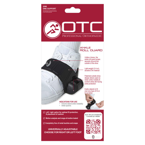 2090 Ankle Roll Guard Back of US Package 