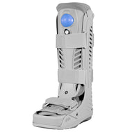 Slightly Tilted Front View of Inflatable High Top Walker Boot