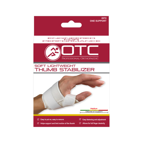 Front of SOFT THUMB STABILIZER packaging