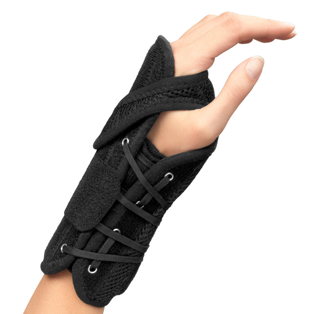 --Exterior of WRIST BRACE WITH ADJUSTABLE THUMB STRAP--