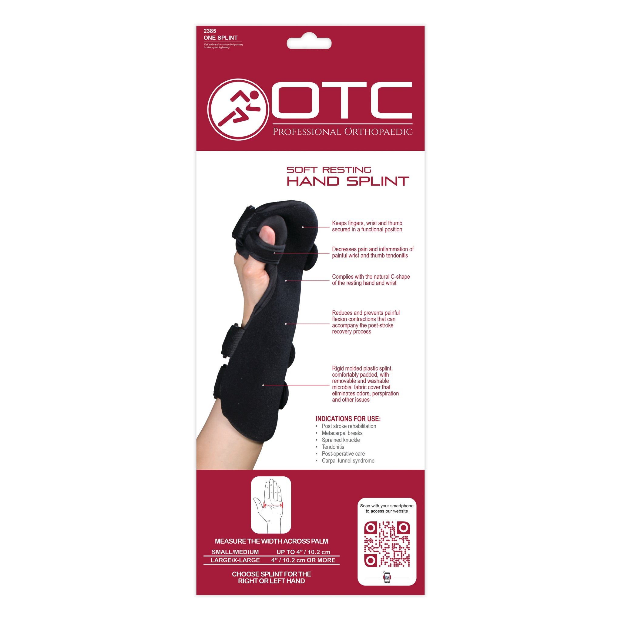 2385 / Soft Resting Hand Splint – OTCBrace