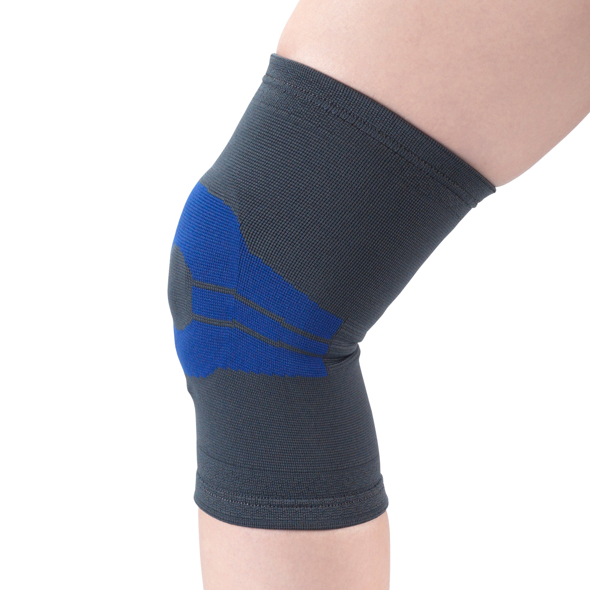 --Side of KNEE SUPPORT WITH COMPRESSION GEL INSERT--