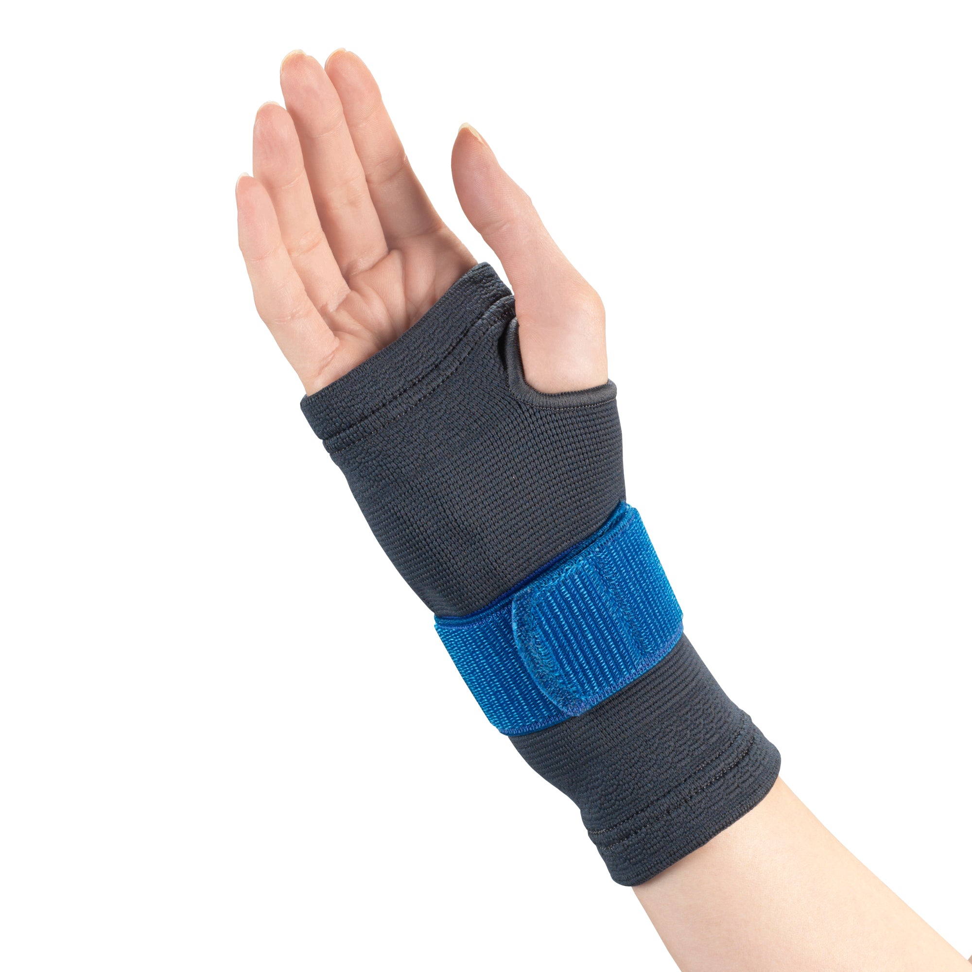 --Front of WRIST SUPPORT WITH COMPRESSION GEL INSERT AND ENCIRCLING STRAP--