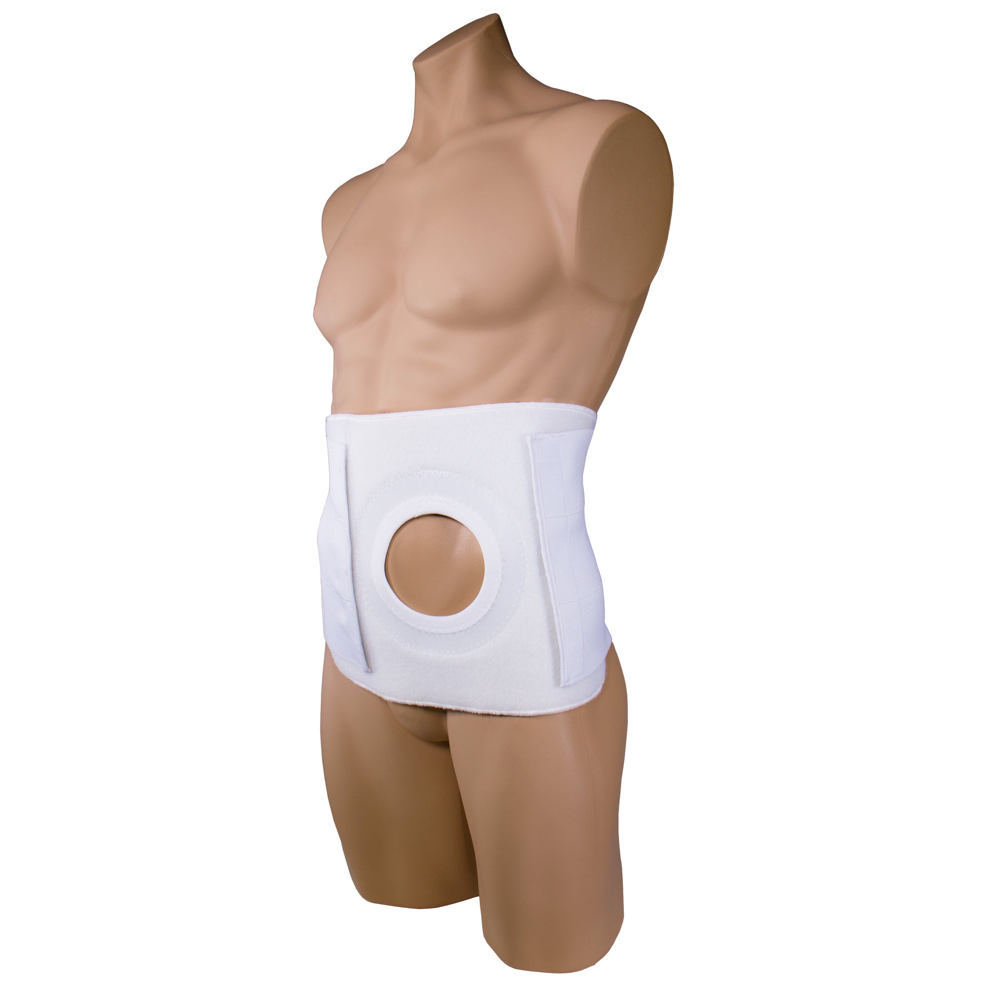 --Front of OTC OSTOMY AND HERNIA SUPPORTS with 9
