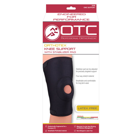 Front packaging of ORTHOTEX KNEE SUPPORT - STABILIZER PAD