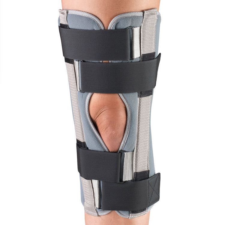--Front of THREE PANEL KNEE IMMOBILIZER--