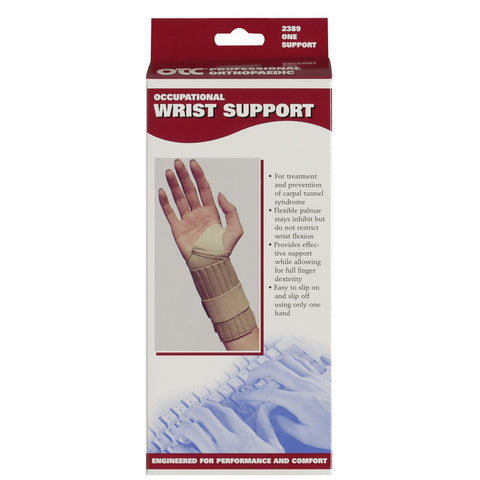 Front packaging of OCCUPATIONAL WRIST SUPPORT