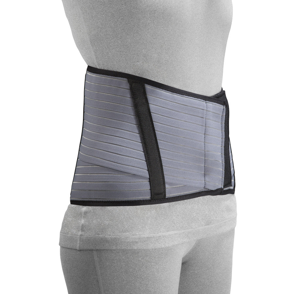 Core Products Elastic Criss Cross Back Support Brace - White, Large