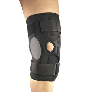 Front of ORTHOTEX KNEE STABILIZER WRAP - ROM HINGED BARS