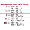 BILATERAL HERNIA TRUSS size chart
