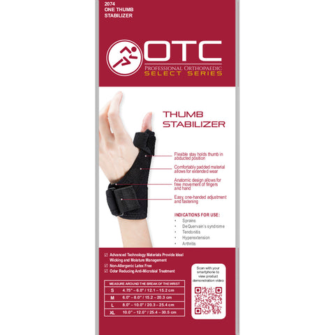 Rear packaging of THUMB STABILIZER