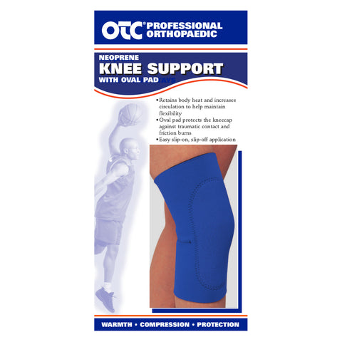 Front packaging of NEOPRENE KNEE SLEEVE - OVAL PAD