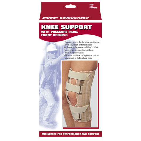 Front packaging of KNEE SUPPORT - CONDYLE PADS, FRONT OPENING
