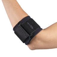 Side of NEOPRENE ELBOW SUPPORT - STRAP black
