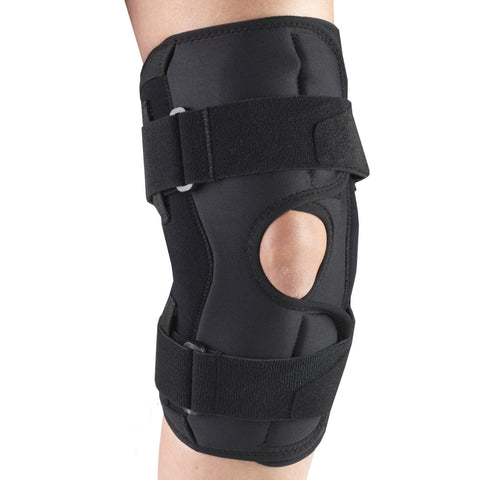 Side of ORTHOTEX KNEE STABILIZER WRAP - HINGED BARS