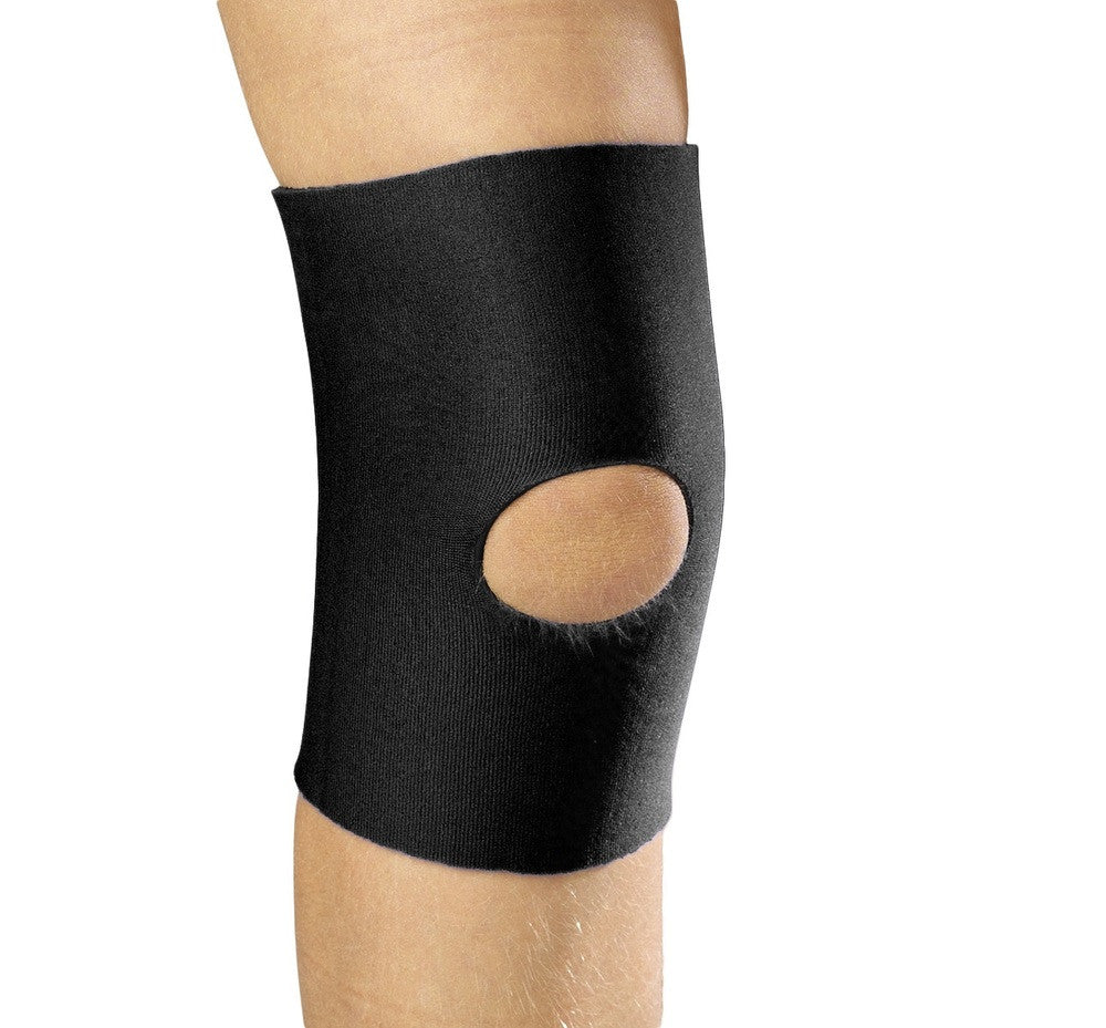 --Front of KIDSLINE KNEE SLEEVE - OPEN PATELLA black--