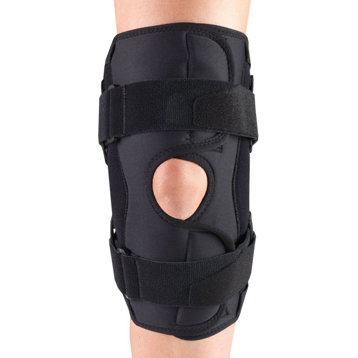 --Front of ORTHOTEX KNEE STABILIZER WRAP - HINGED BARS--